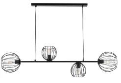 Kugellampen|Wohnzimmerlampen*Sigma Hängelampe Metall E27 Schwarz Esszimmer Wohnzimmer