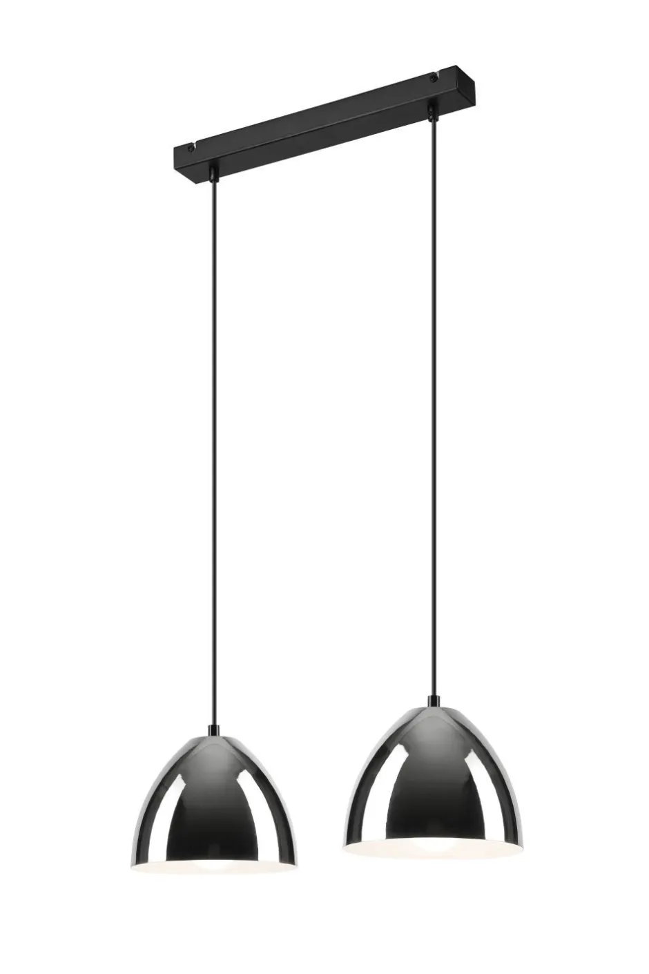 Hängelampen|Esszimmer Lampen*Lamkur Hängelampe Metall 2-flmg E27 elegante Loft Küche