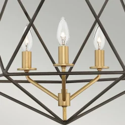 Elstead Hängelampe Metall geometrisch verstellbar E14 Esstisch< Hängelampen|Moderne Lampen