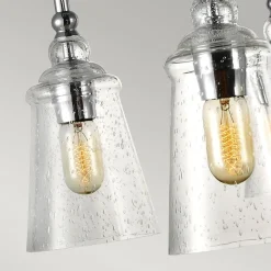 Elstead Hängelampe Metall Glas Ø 94,3 cm H: max. 235 cm 6x E27< Hängelampen|Bürolampen