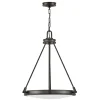 Hängelampen|Bürolampen*Elstead Hängelampe Metall Glas Ø 54,3 cm H: max. 377 cm 4x E14