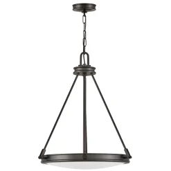Hängelampen|Bürolampen*Elstead Hängelampe Metall Glas Ø 54,3 cm H: max. 377 cm 4x E14