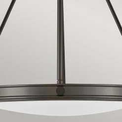 Hängelampen|Bürolampen*Elstead Hängelampe Metall Glas Ø 54,3 cm H: max. 377 cm 4x E14