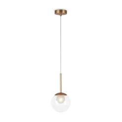 Hängelampen|Esszimmer Lampen*Maytoni Hängelampe Metall Glas D: 15 cm rund H: max. 334 cm G9