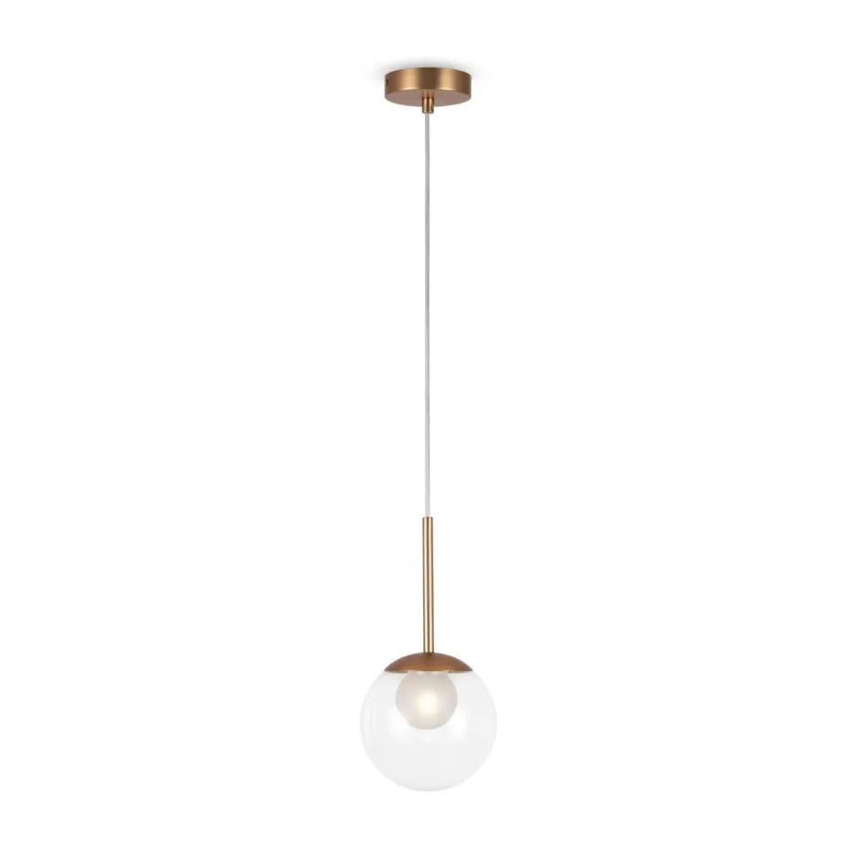 Hängelampen|Esszimmer Lampen*Maytoni Hängelampe Metall Glas D: 15 cm rund H: max. 334 cm G9