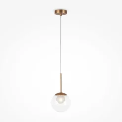 Hängelampen|Esszimmer Lampen*Maytoni Hängelampe Metall Glas D: 15 cm rund H: max. 334 cm G9