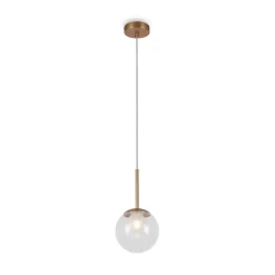 Hängelampen|Esszimmer Lampen*Maytoni Hängelampe Metall Glas D: 15 cm rund H: max. 334 cm G9