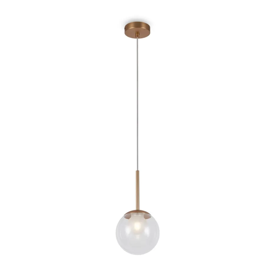 Hängelampen|Esszimmer Lampen*Maytoni Hängelampe Metall Glas D: 15 cm rund H: max. 334 cm G9