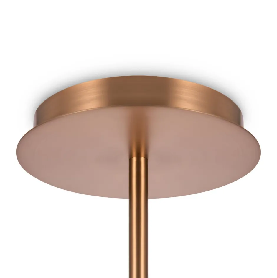 Maytoni Hängelampe Metall Glas H: max. 140 cm in Gold Weiß E14< Hängelampen|Esszimmer Lampen