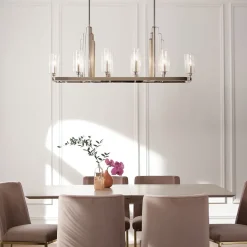 Elstead Hängelampe Metall Glas H: max. 162,5 cm Art Déco< Hängelampen|Bürolampen