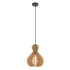 Hängelampen|Esszimmer Lampen*Maytoni Hängelampe Metall Holz Ø 30 cm rund H: max. 342,5 cm