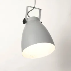 Trio Reality Hängelampe Metall in Grau E27 Ø 21 cm Industrial< Hängelampen|Esszimmer Lampen