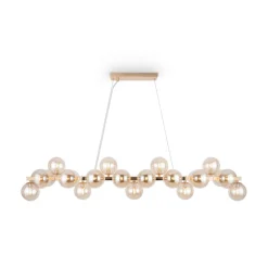 Hängelampen|Bürolampen*Maytoni Hängelampe Metall Rauchglas H: max. 133,9 cm G9 Modern