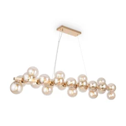 Hängelampen|Bürolampen*Maytoni Hängelampe Metall Rauchglas H: max. 133,9 cm G9 Modern