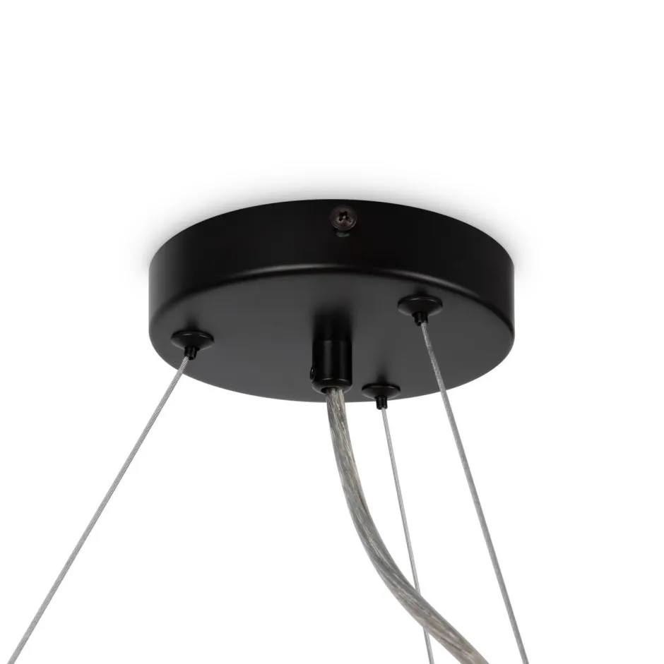 Maytoni Hängelampe Metall Rauchglas G9 69 cm breit Kugel Schirm< Hängelampen|Bürolampen