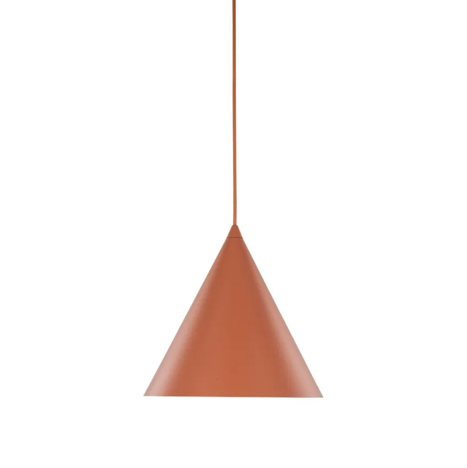 Hängelampen|Esszimmer Lampen*TK Lighting Hängelampe Metall Rot Ø 25 cm H: max. 160 cm E27 Retro