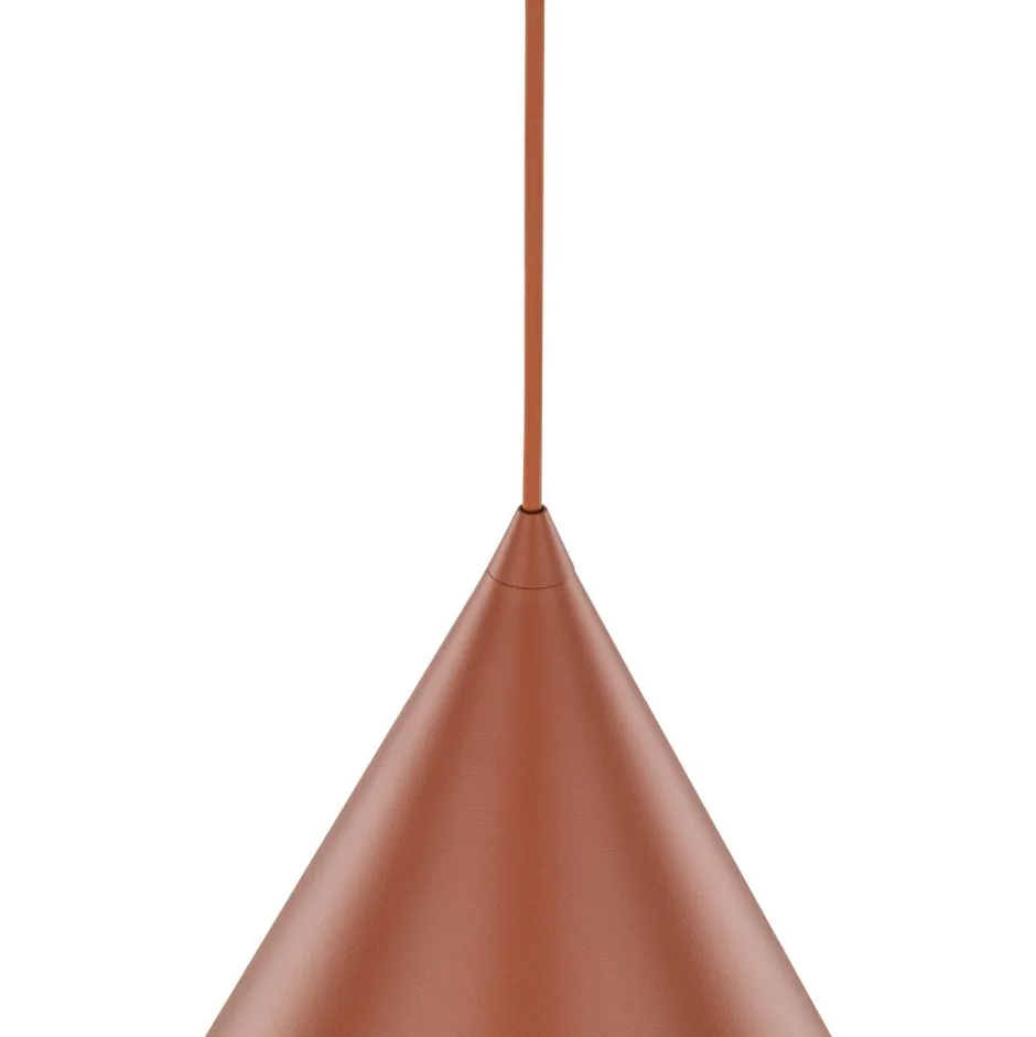 Hängelampen|Esszimmer Lampen*TK Lighting Hängelampe Metall Rot Ø 25 cm H: max. 160 cm E27 Retro