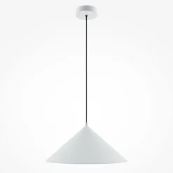 Küchenlampen|Wohnzimmerlampen*Maytoni Hängelampe Metall rund Ø 35 cm H: max. 318 cm Weiß E27