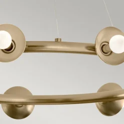 Hängelampen|Bürolampen*Elstead Hängelampe Metall rund D: 87,6 cm H: max. 185,5 cm E14