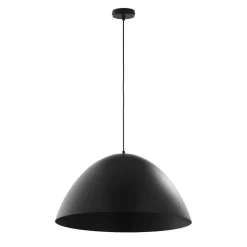TK Lighting Hängelampe Metall Schwarz Ø 50 cm rund E27< Moderne Lampen|Wohnzimmerlampen