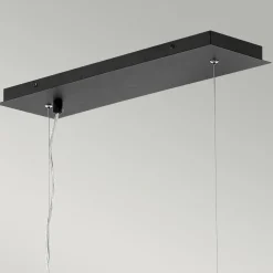Moderne Lampen|Designerlampen*Elstead Hängelampe Metall Schwarz Silber Modern Design