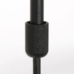 Steinhauer Hängelampe Metall Stoff in Schwarz Gold 140 cm 3-flmg< Hängelampen|Bürolampen