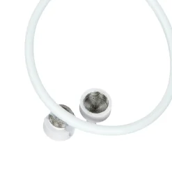 Hängelampen|Esszimmer Lampen*Easylight Hängelampe mit Stecker Weiß Käfig Schirm 5,5 m lang