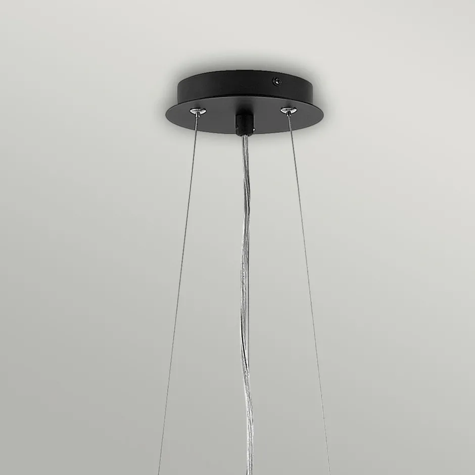 Elstead Hängelampe Modern Design Schwarz Gold Metall VENINA< Hängelampen|Esszimmer Lampen