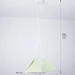 Hängelampen|Esszimmer Lampen*Luminex Hängelampe Modern Grün für die Küche