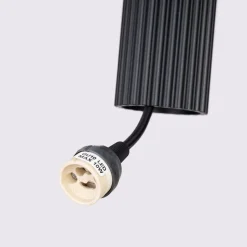 Hängelampen|Wohnzimmerlampen*Sollux Hängelampe Modern Schwarz schmal B: 8 cm H: max. 118 cm GU10