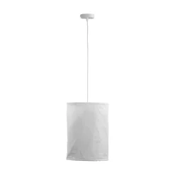 Hängelampen|Esszimmer Lampen*TK Lighting Hängelampe Modern Weiß Stoffschirm E27 blendarm