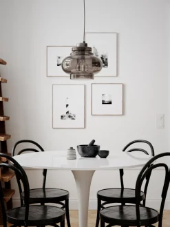 Hängelampen|Wohnzimmerlampen*By Rydéns Hängelampe Rauchglas 30 cm breit H: max. 140 cm verstellbar