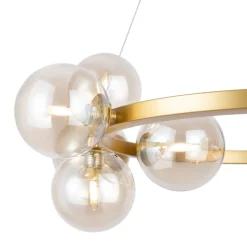 Maytoni Hängelampe Rauchglas Metall G9 67 cm breit Kugel Schirm< Hängelampen|Bürolampen