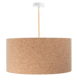 BPS Koncept Hängelampe rund Ø 60 cm Modern Kork E27 Esstisch< Hängelampen|Esszimmer Lampen