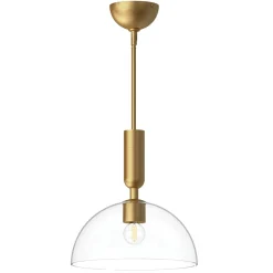 Hängelampen|Esszimmer Lampen*Elstead Hängelampe rund D: 30,5 cm H: max. 158,3 cm Metall Glas