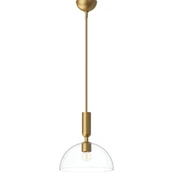 Hängelampen|Esszimmer Lampen*Elstead Hängelampe rund D: 30,5 cm H: max. 158,3 cm Metall Glas