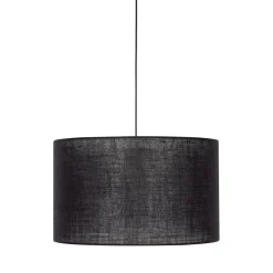 Hängelampen|Bürolampen*TK Lighting Hängelampe Schwarz Ø 50 cm H: max. 180 cm E27 Stoff