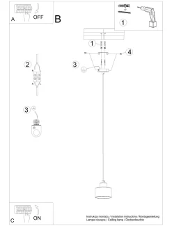 Sollux Hängelampe Schwarz Ø 12 cm klein Metall Retro E27< Hängelampen|Wohnzimmerlampen