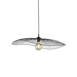 Searchlight Hängelampe Schwarz E27 Ø 53 cm Metall Retro Design CARINA< Wohnzimmerlampen|Retro Lampen