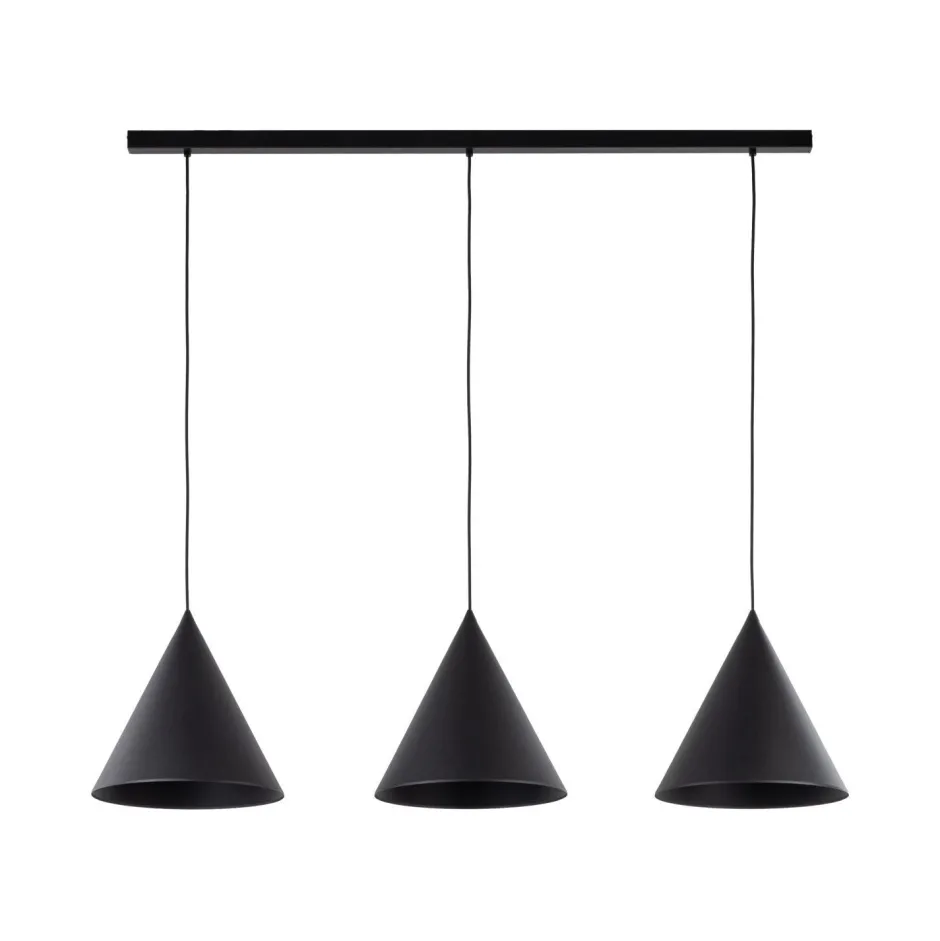 TK Lighting Hängelampe Schwarz 3-flammig Metall E27 höhenverstellbar< Hängelampen|Esszimmer Lampen