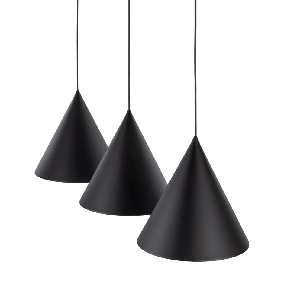 TK Lighting Hängelampe Schwarz 3-flammig Metall E27 höhenverstellbar< Hängelampen|Esszimmer Lampen