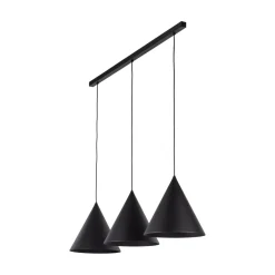 TK Lighting Hängelampe Schwarz 3-flammig Metall E27 höhenverstellbar< Hängelampen|Esszimmer Lampen