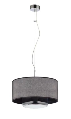 Jupiter Hängelampe Schwarz Glas Stoff Ø35cm Esstisch< Hängelampen|Moderne Lampen