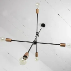Nowodvorski Hängelampe Schwarz Industrial Design verstellbar E27< Hängelampen|Esszimmer Lampen