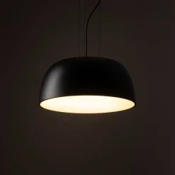 Nowodvorski Hängelampe Schwarz Metall Ø38 cm rund E27 verstellbar< Hängelampen|Bürolampen