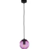 TK Lighting Hängelampe Schwarz Rosa Kugel G9 Ø14 cm aus Glas< Hängelampen|Esszimmer Lampen