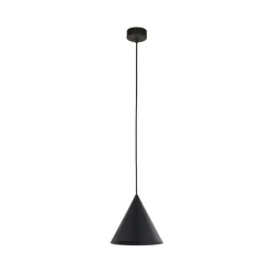 TK Lighting Hängelampe Schwarz rund Ø 19 cm E27 Retro Metall CODY< Hängelampen|Esszimmer Lampen