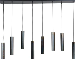 Hängelampen|Wohnzimmerlampen*Masterlight Hängelampe Schwarz verstellbar GU10 Metall ERION