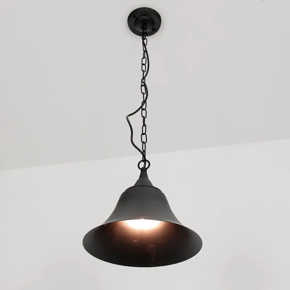 Easylight Hängelampe Schwarz Vintage Ø 30 cm Metall E27< Hängelampen|Esszimmer Lampen