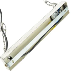 Hängelampen|Esszimmer Lampen*Luminex Hängelampe Shabby Weiß Metall Holz dekorativ E27 HAKON